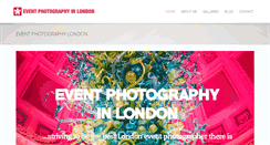 Desktop Screenshot of eventphotographyinlondon.co.uk
